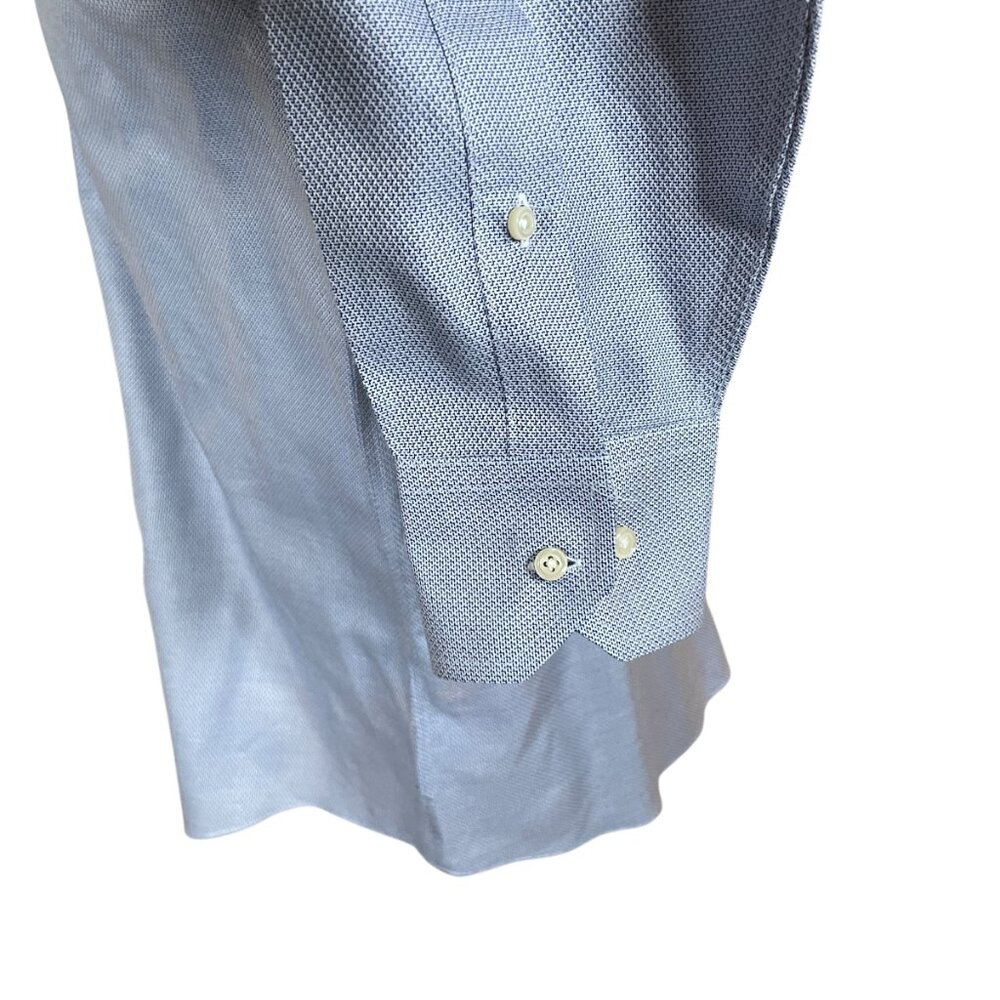 Brooks Brothers Men's Regent Blue Long Sleeve Button Front Shirt 16.5 36/37 - Picture 8 of 9